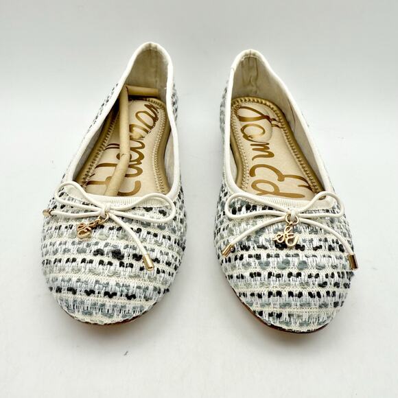 Sam Edelman Kids Felicia Ballet Flats US 2 M EU 33.5 Taupe Vegan Leather NIB - Picture 6 of 12